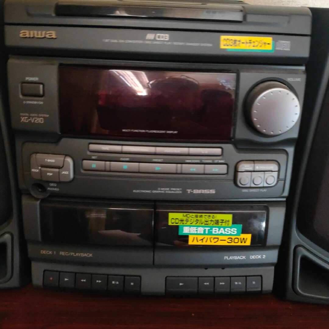 aiwa - Aiwa ミニコンポ CDラジオカセット、LPプレイヤーの通販 by