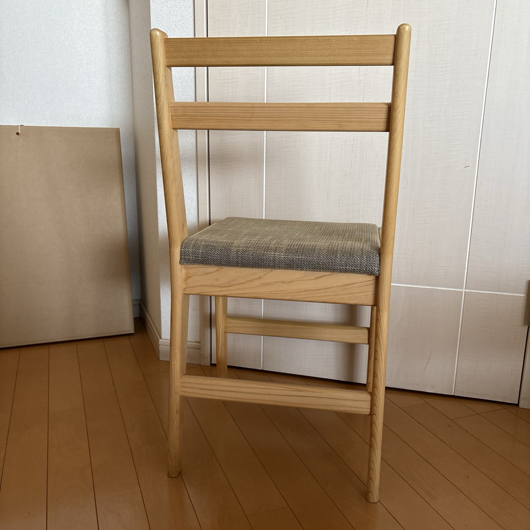国産ひのき デスクチェア 学習机用椅子 軽量