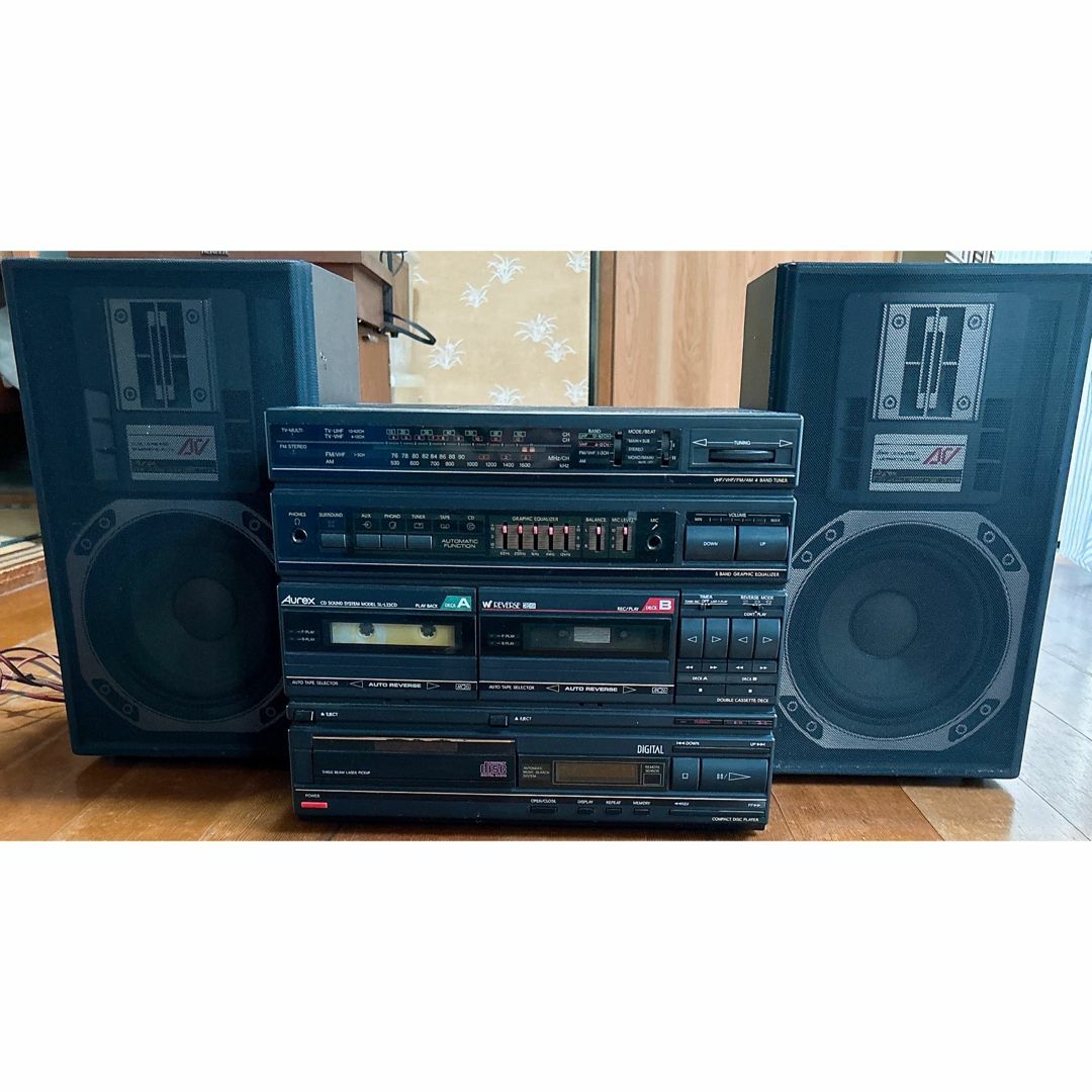 東芝 - 東芝 Aurex SL-L23CD Aurex SS-L23W セット売りの通販 by