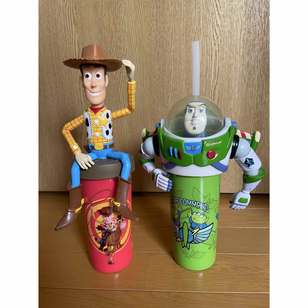 トイ・ストーリー - トイストーリー ウッディ バズ ストロー付き