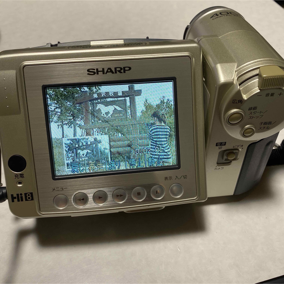 SHARP - SHARP VideoHi8 ビデオカメラ VL-EH500 ①の通販 by