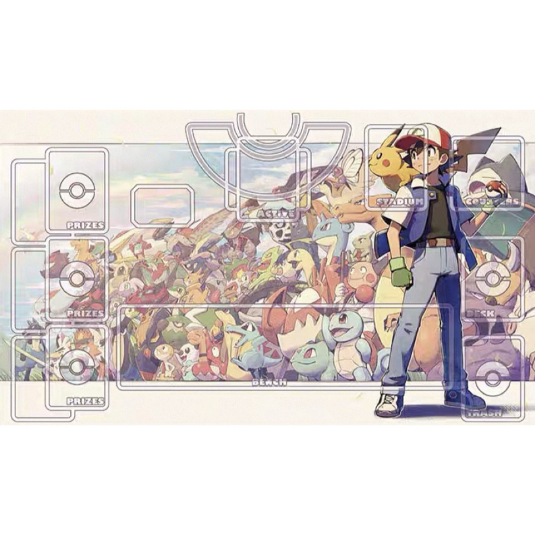ポケモン - ポケモンカードゲーム ラバープレイマット サトシの通販 by