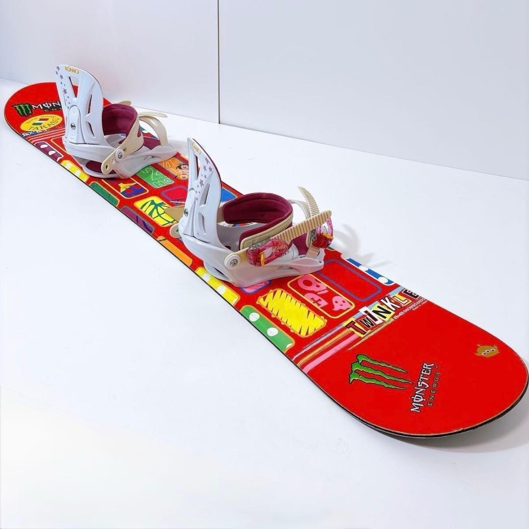 初心者おすすめ 】 TWiNKLE スノーボード セット 140cm 初心者おすすめ