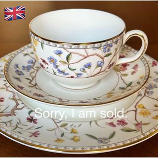 MINTON - 【古ミントン／コラモア】パテ・シュール・パテ／透かし 金彩