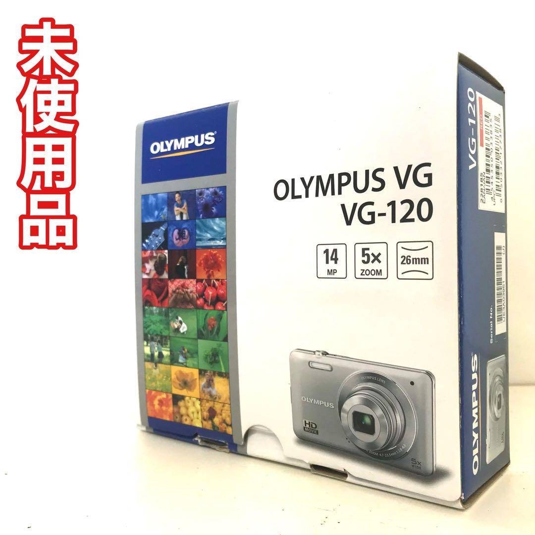 未使用品】 OLYMPUS VG-120 レッド コンパクトデジタルカメラの通販 by