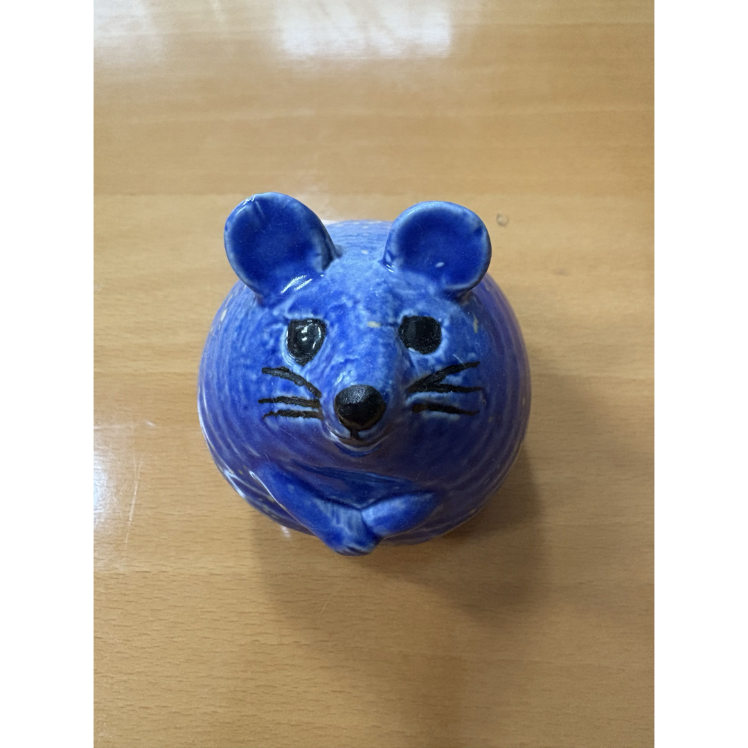 Lisa Larson - リサラーソン 3匹のねずみ ブルー 青 高島屋 150匹限定