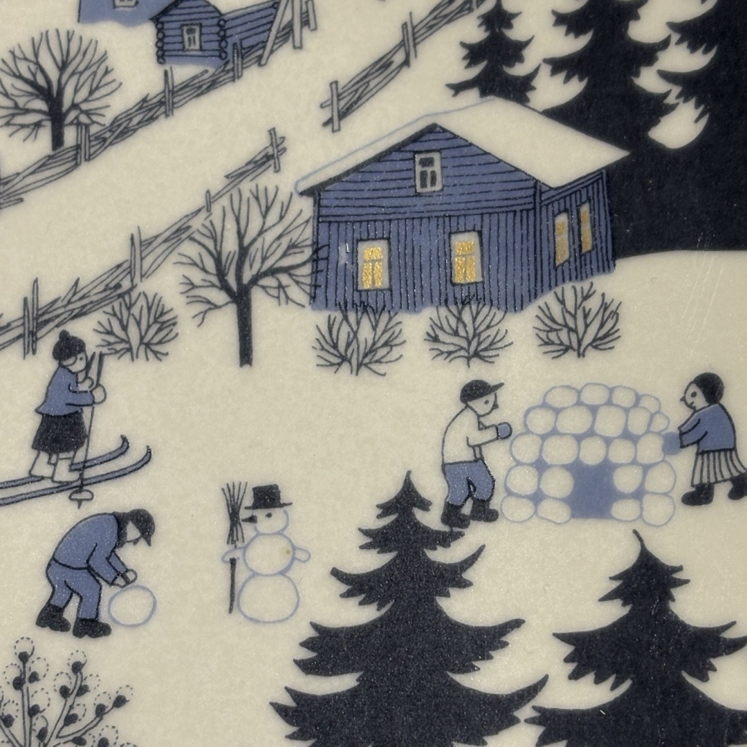 ARABIA - ARABIA ウオシッキネン 1982年クリスマスプレート(イヤー