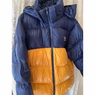 adidas - 『新品未使用』adidas フード付きダウンジャケット ネイビー