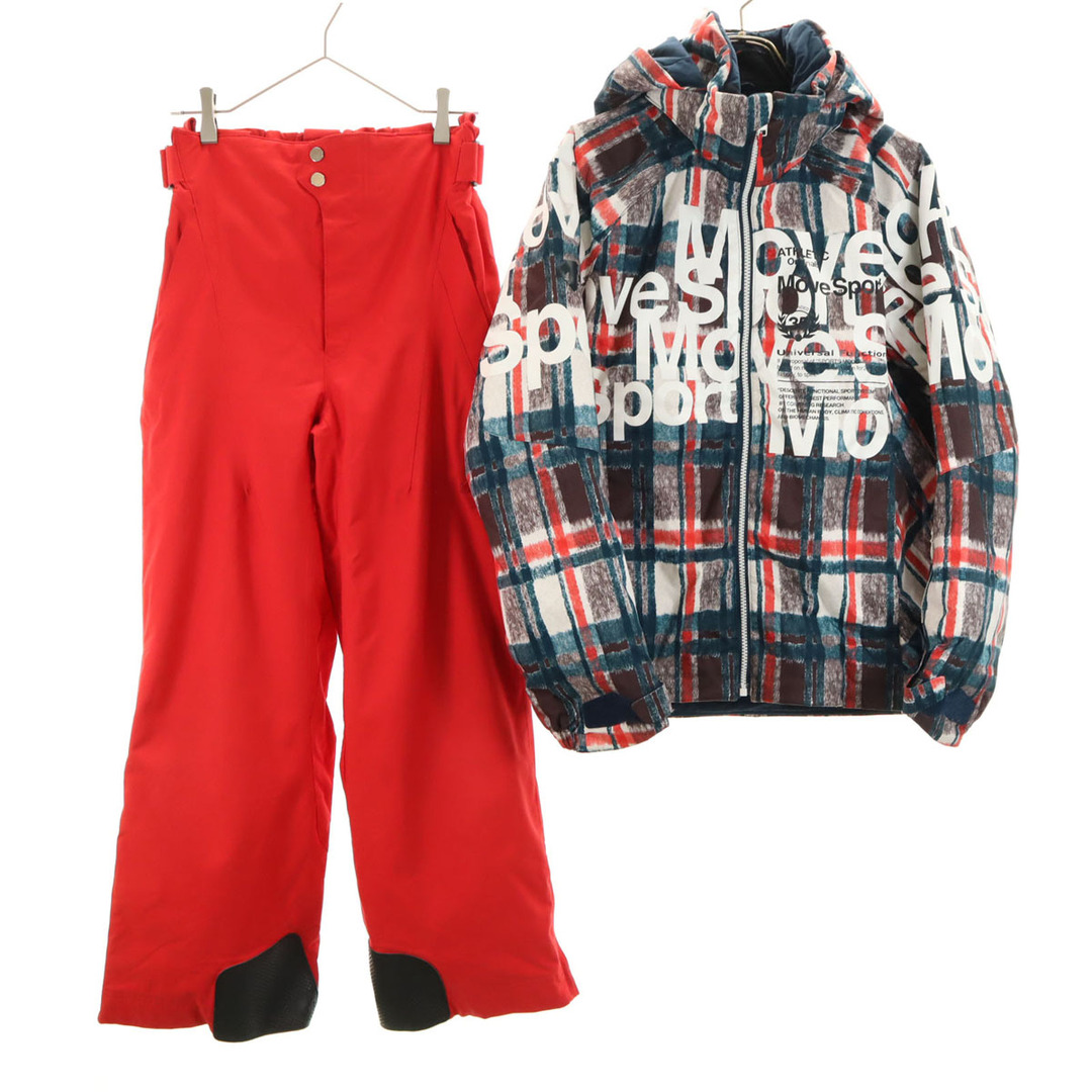 DESCENTE - 古着 DESCENTE デサント 総柄 スキー ウェア 上下