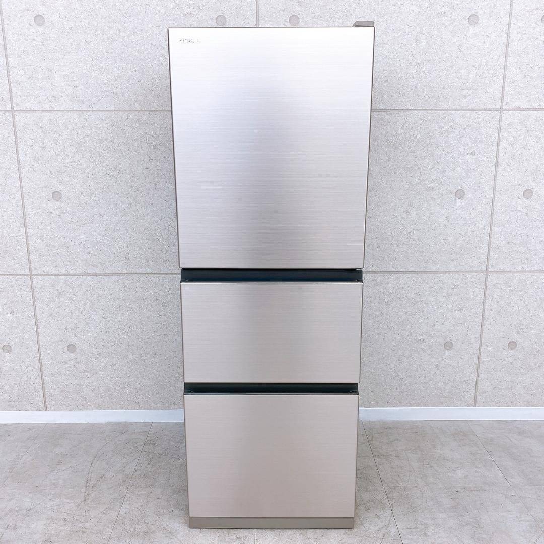 日立 ノンフロン冷凍冷蔵庫 R-27RV(N) 265L 2021年製 3ドア