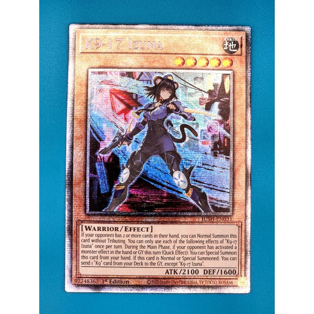 遊戯王 K9－17号 イヅナ スターライト レア 英語の通販 by ダンテ