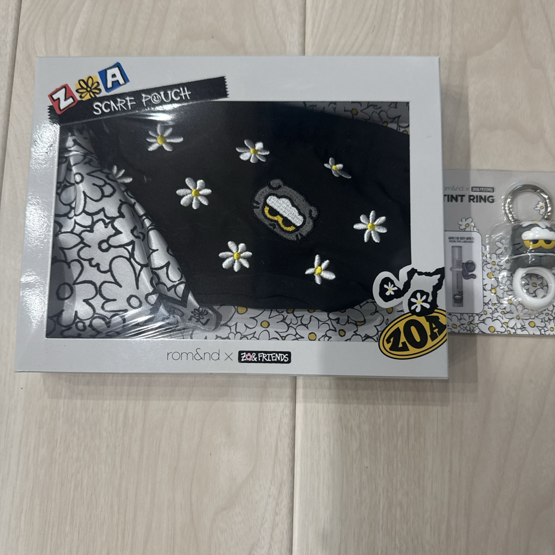 rom&nd - ジヨン ロムアンド コラボ ZOA ポーチ キーホルダー G-DRAGON