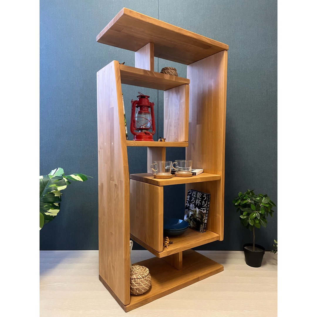 在庫整理】 オープンラック アシンメトリー 120 Pa Lオーク 312の通販