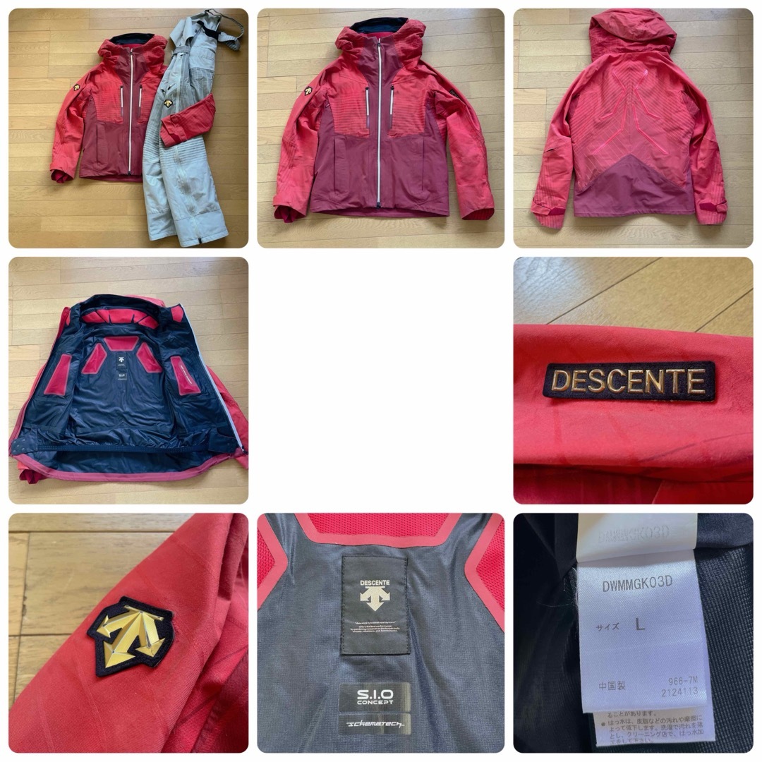DESCENTE - デサント DESCENTE スキーウェア 上下セット デモチーム