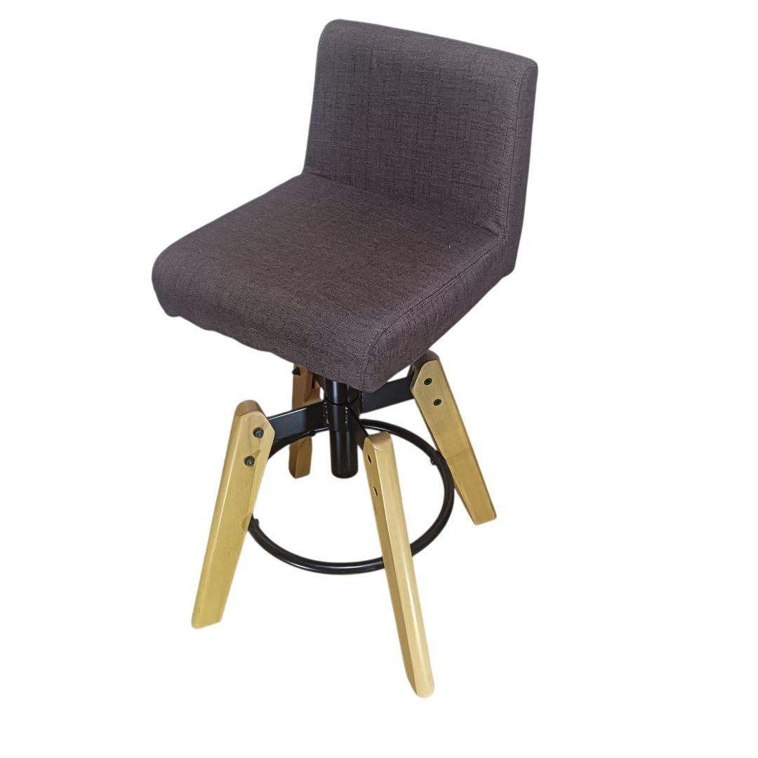 福岡大川大商産業製 カウンターチェア 昇降式 回転 高さ調整可の通販