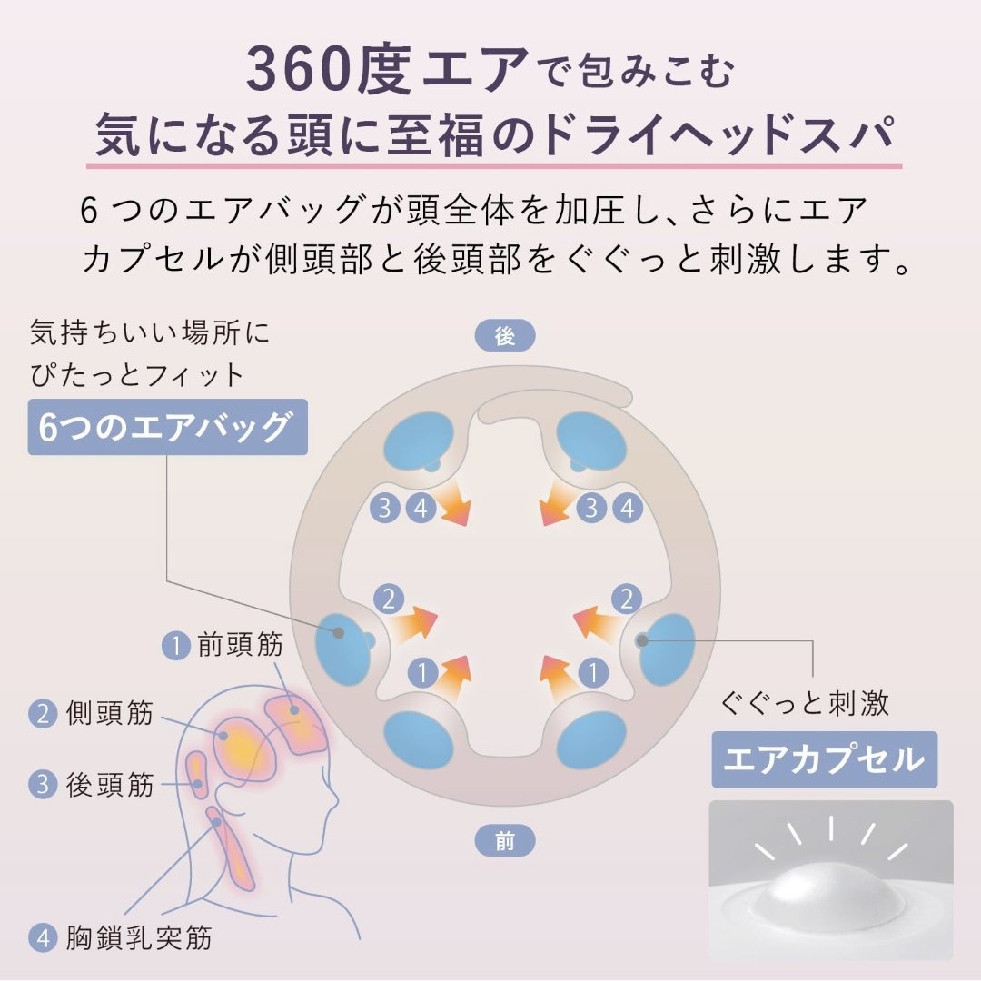 数量限定】アテックス ATEX 頭皮ケア ドライヘッドスパ マドロムーン