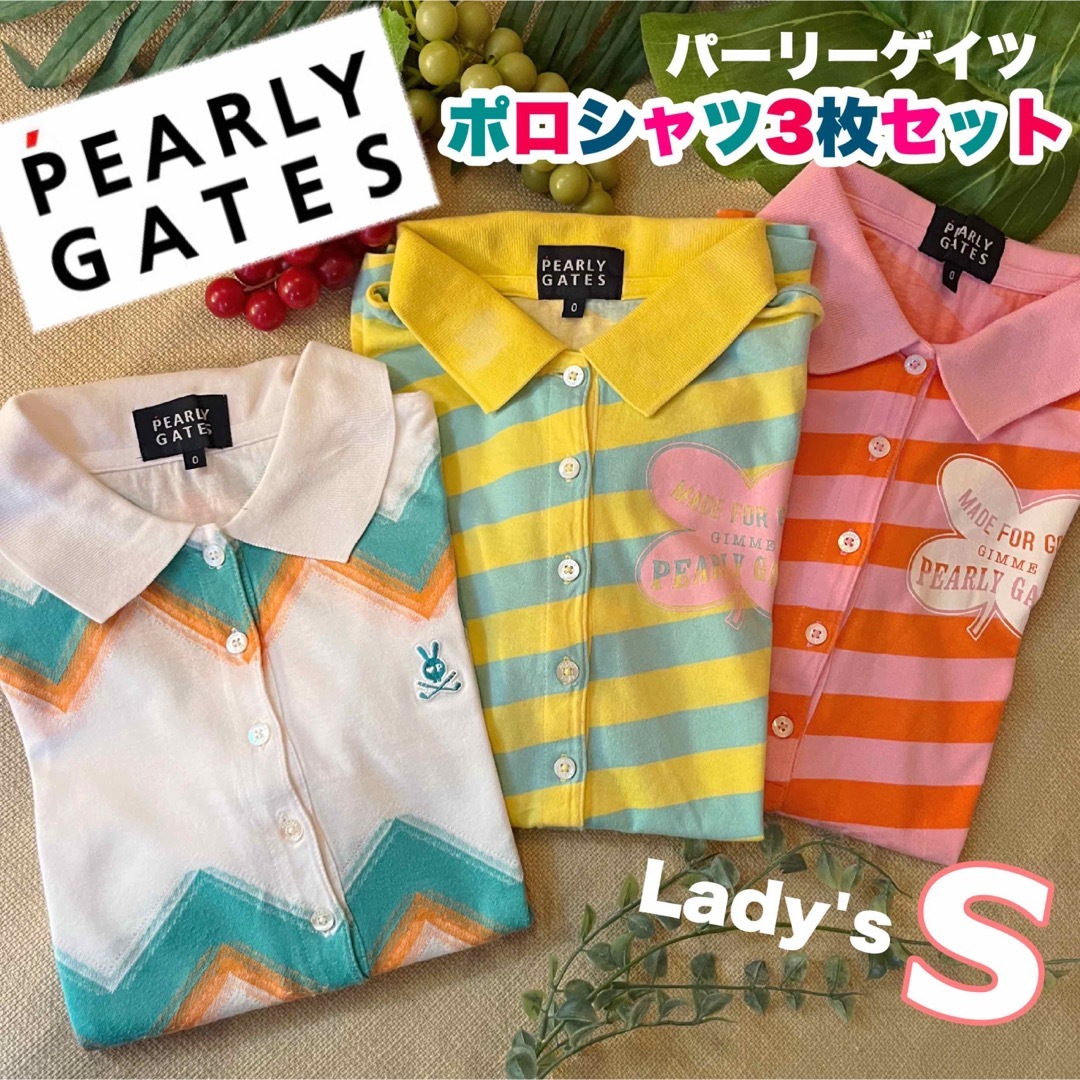 PEARLY GATES - パーリーゲイツ レディースゴルフシャツ 3枚セットの
