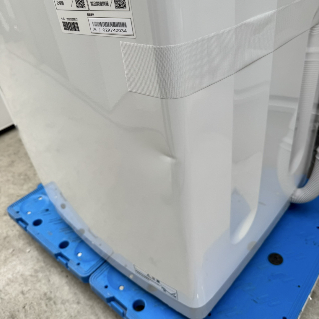 AQUA - 220⭐️2025年製美品☆アクア 洗濯機 7KG ガラストップ