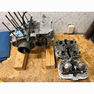 汎用 八角グリップ ネコ柄 ブラック/ブルー 貫通式 新品 ニャンコ