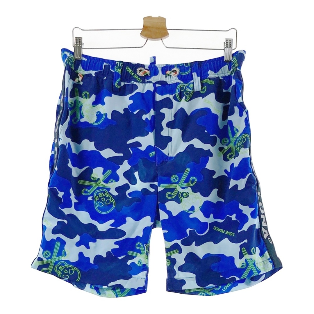 サイズ：48 MARK&LONA マークアンドロナ ハーフパンツ カモフラ柄