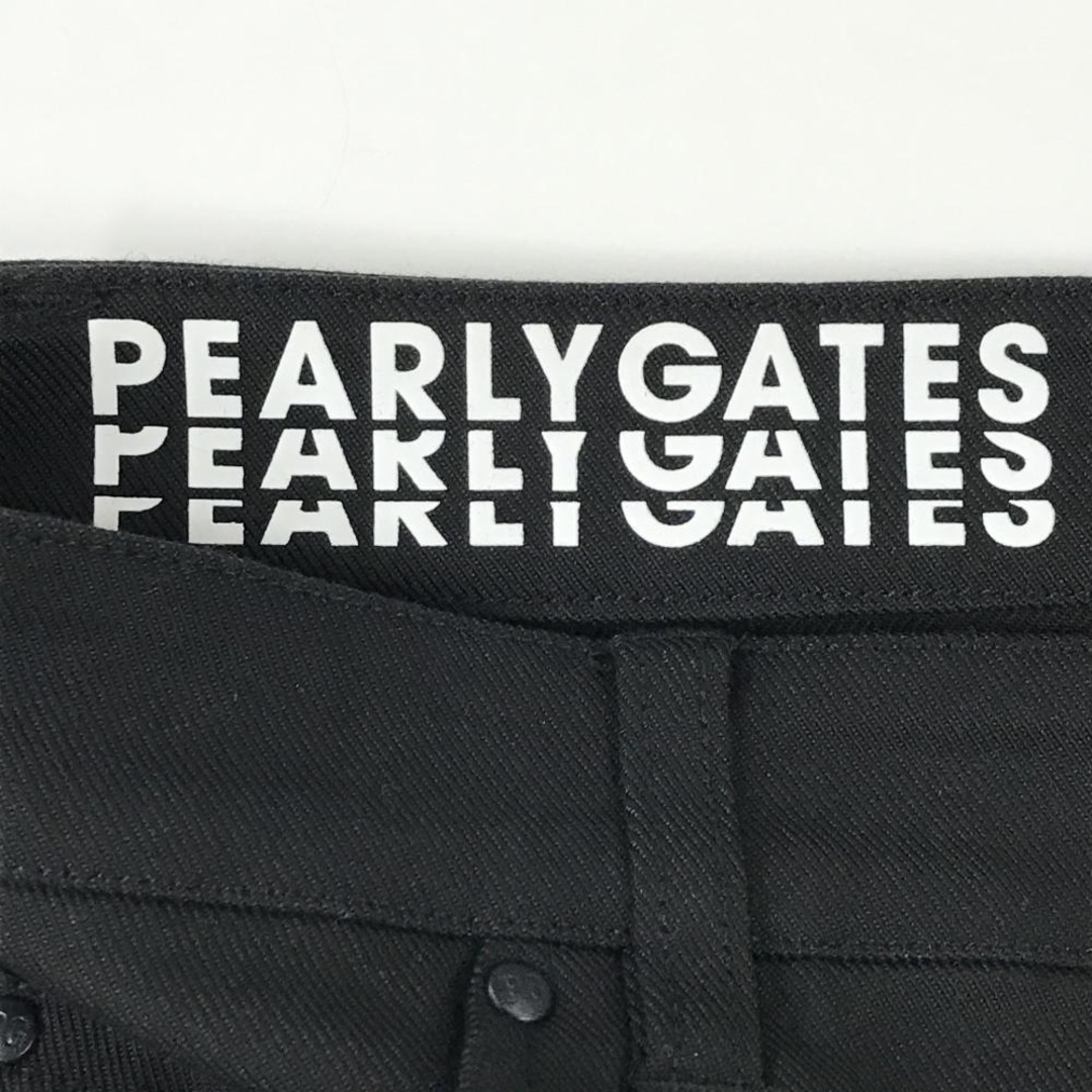 PEARLY GATES - 【超美品】パーリーゲイツ ショートパンツ 黒 ロゴ