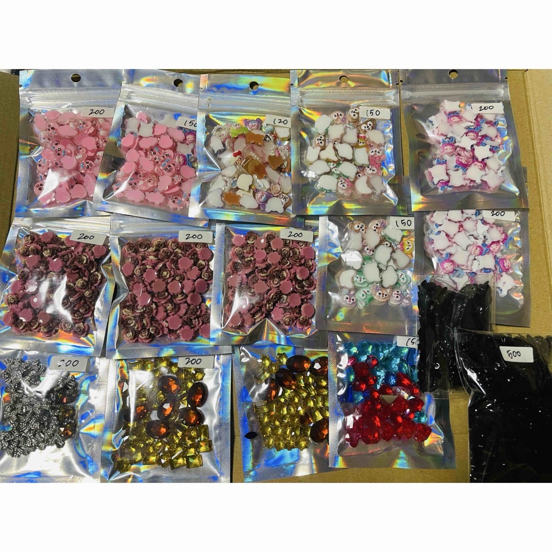 ネイルパーツ☆大量セットの通販 by 趣味の物断捨離中achan's shop｜ラクマ