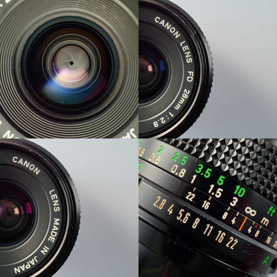 Canon - Canon キヤノン New FD NFD 28mm F/2.8 単焦点レンズの通販 by