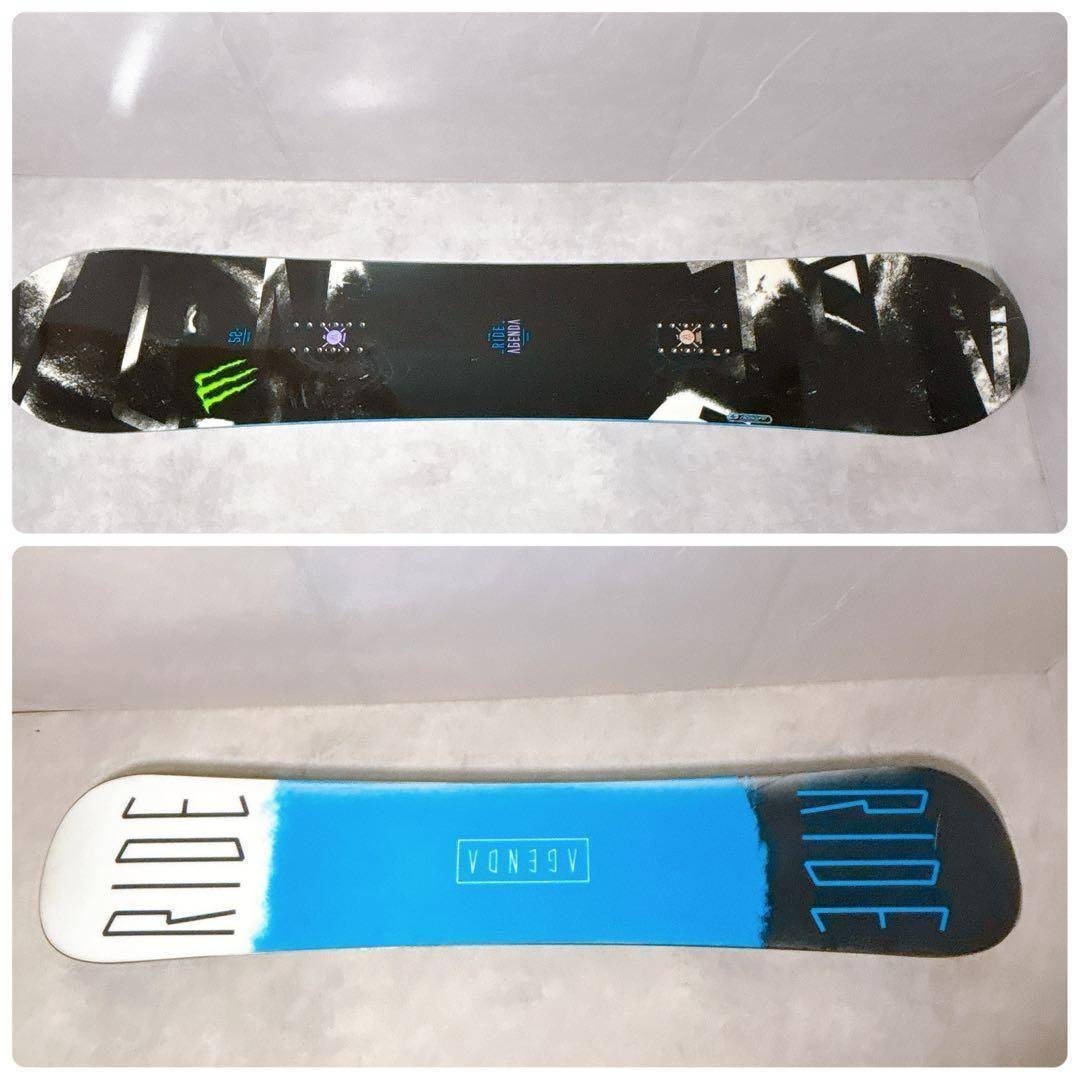 RIDE - RIDE AGENDA × FLUX スノーボード 2点セット ビギナーWax済の