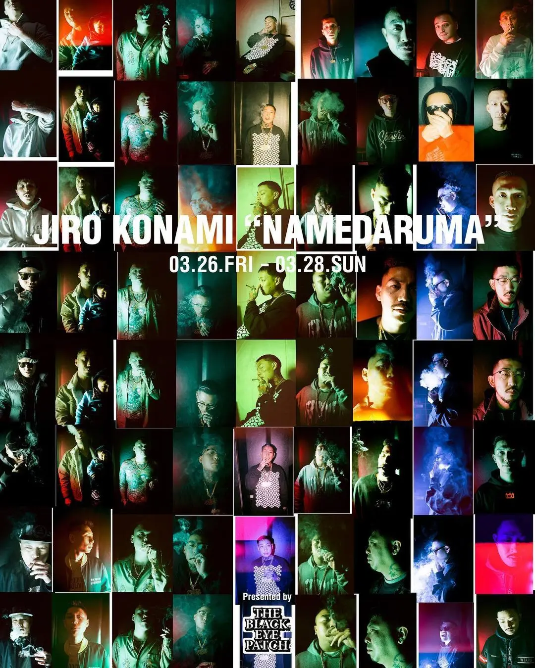 小浪次郎による写真展「舐達麻/NAMEDARUMA」 BlackEyePatchのサポート