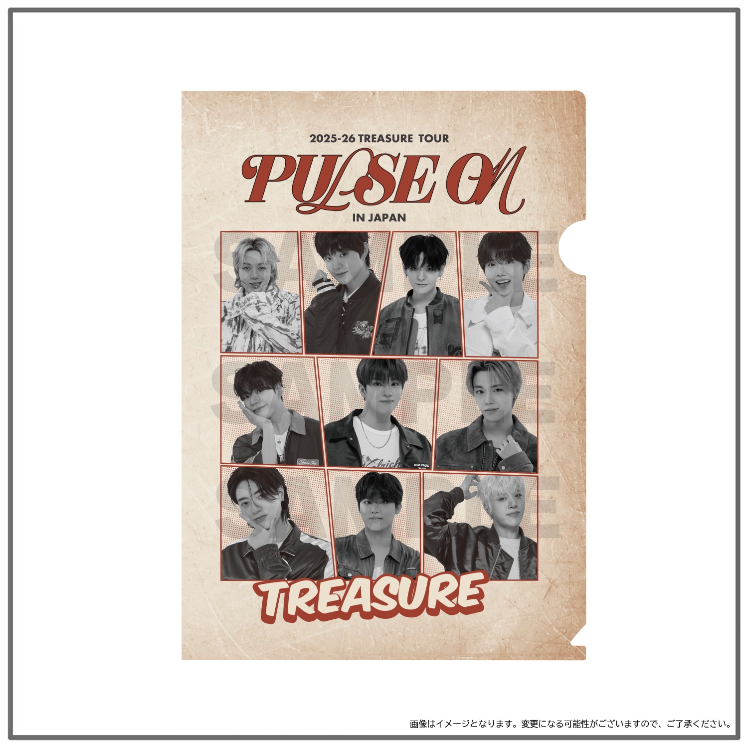 2025-26 TREASURE TOUR [PULSE ON] IN JAPAN POP-UP STORE』限定GOODS
