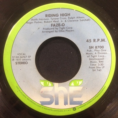 中古:盤質B】 Riding High : Faze-O | HMV&BOOKS online - SH8700