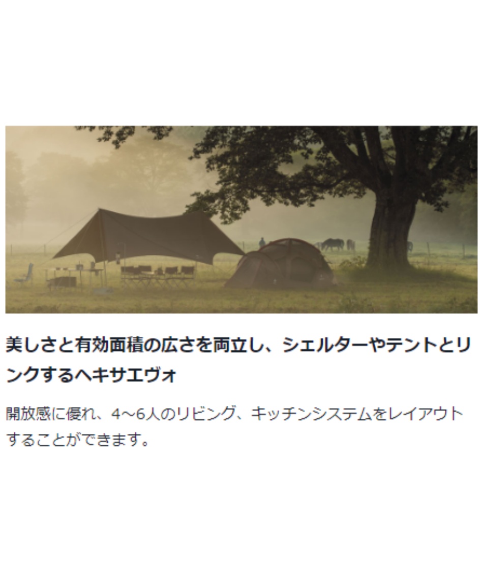 スノーピーク (snow peak) ヘキサタープ HDタープ シールド