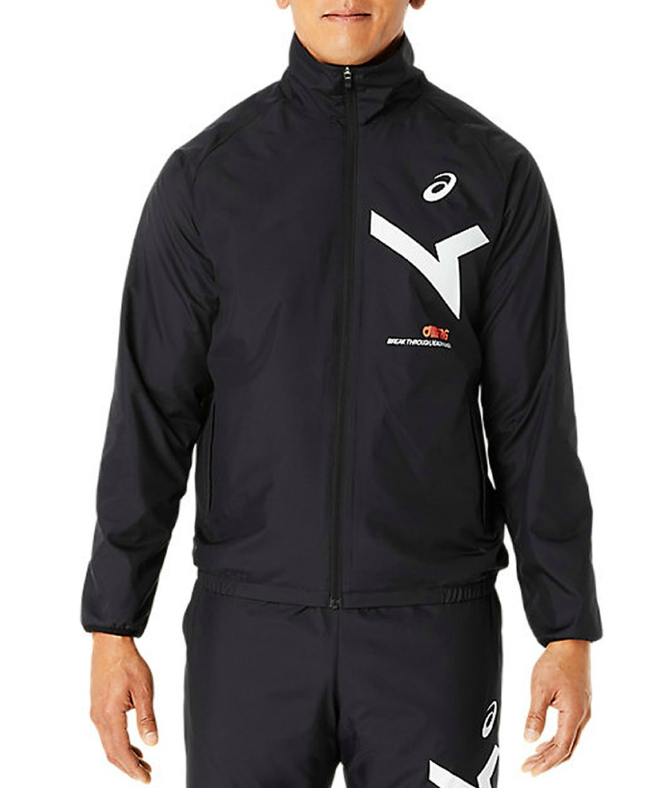 アシックス(asics) ウインドブレーカー 上下セット A-I-M裏トリコット