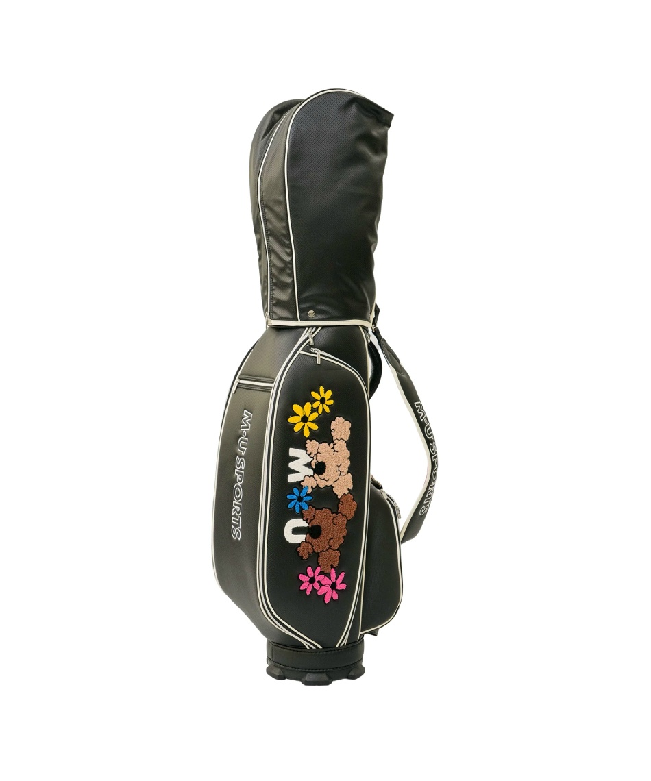 MU スポーツ(MU SPORTS) キャディバッグ MUキャラクター立体サガラ刺繍