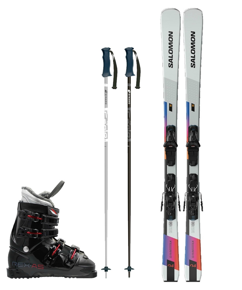 サロモン(SALOMON) スキー板 オールラウンド 4点セット S/MAX 4+M10 GW