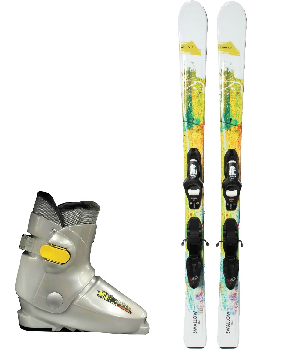 スワロー(Swallow) スキー板 ジュニアスキー 3点セット FABULOUS Jr+
