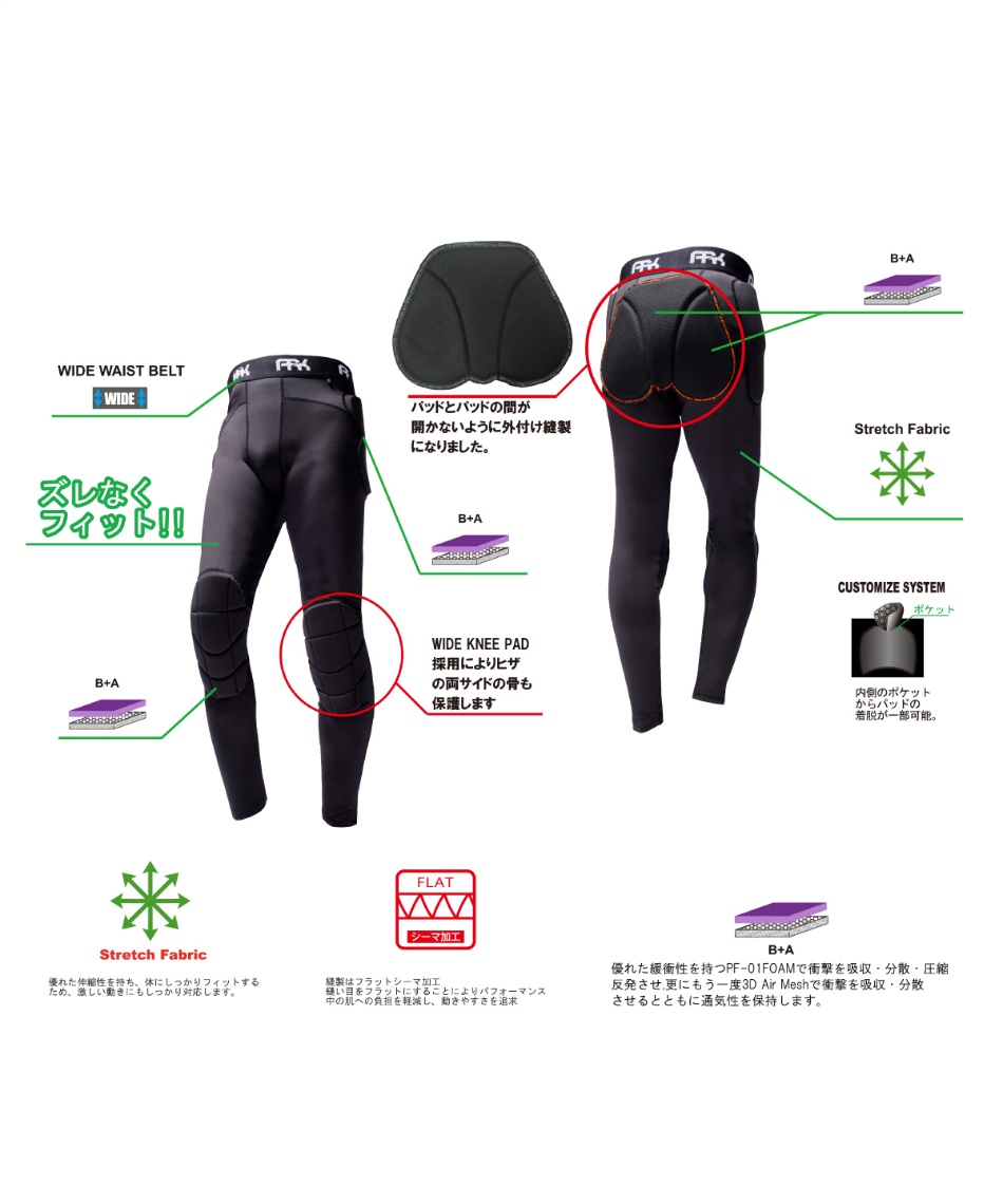 スキー スノーボード プロテクター LSG HIP PROTECTOR LG 【2024