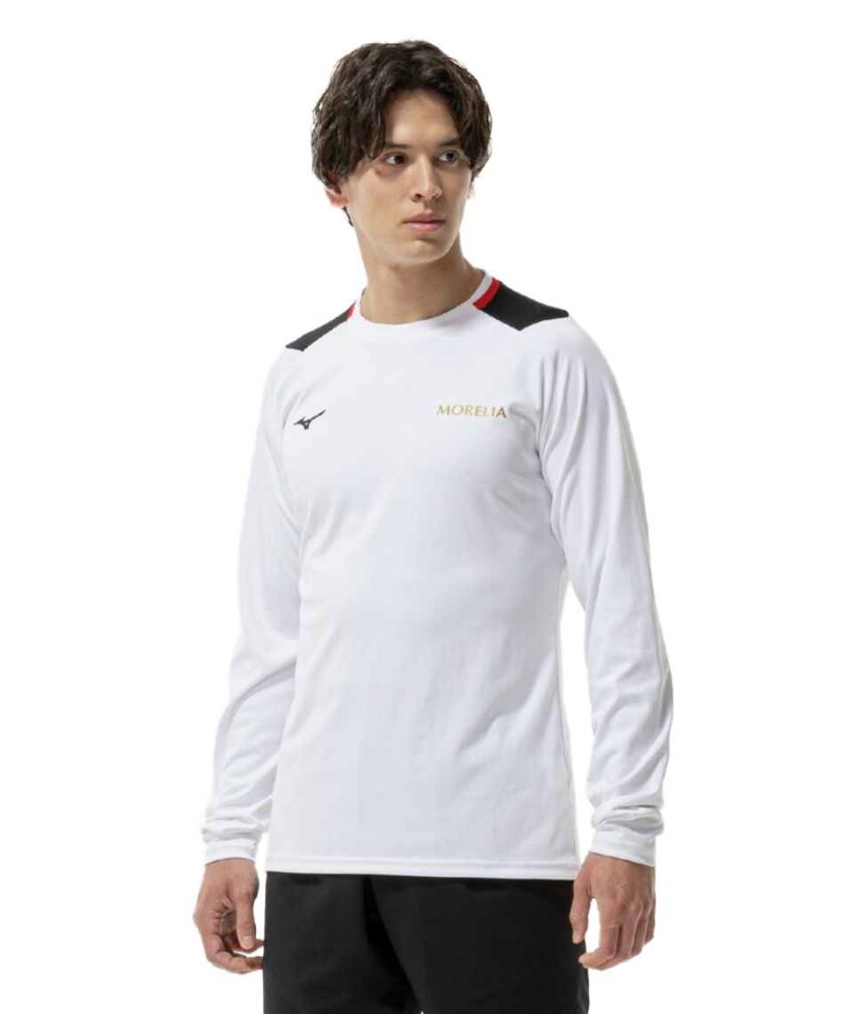 ミズノ(MIZUNO) サッカーウェア プラクティスシャツ 長袖 ON モレリア
