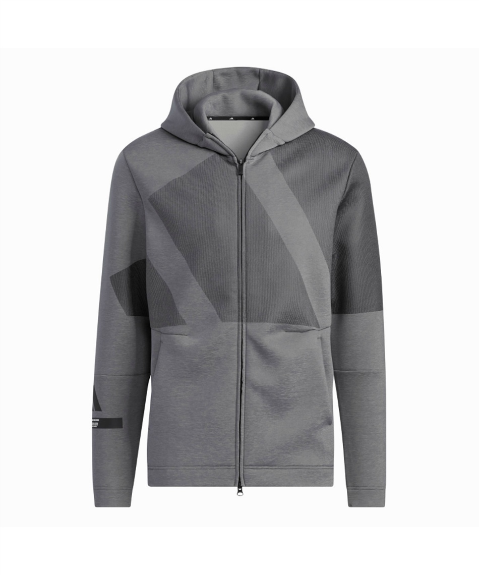 ゴルフウェア スウェット ビックアディダスロゴ ダンボールニット 長袖