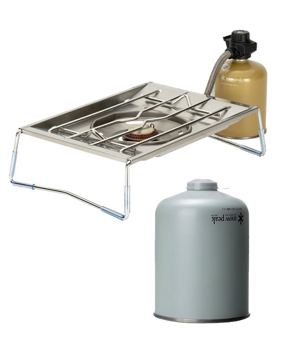 スノーピーク(snow peak) シングルバーナー 野遊びセット フラット