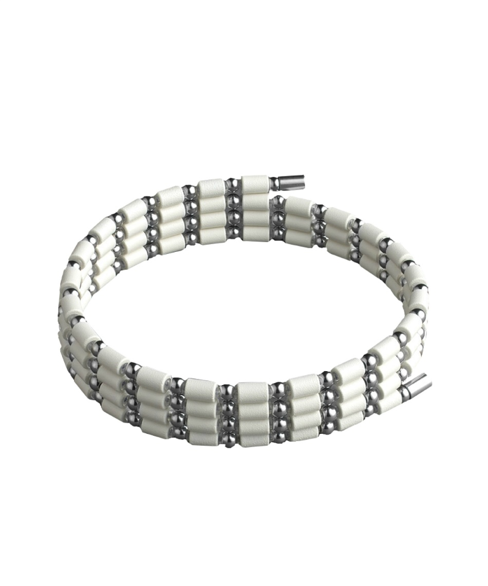 磁気ブレスレット コアフォースループ ホワイト SUS 70cm 500022