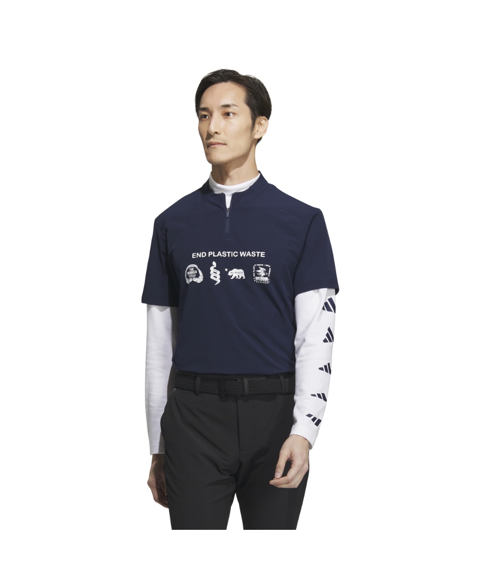 アディダス(adidas) ゴルフウェア シャツセット モックネック