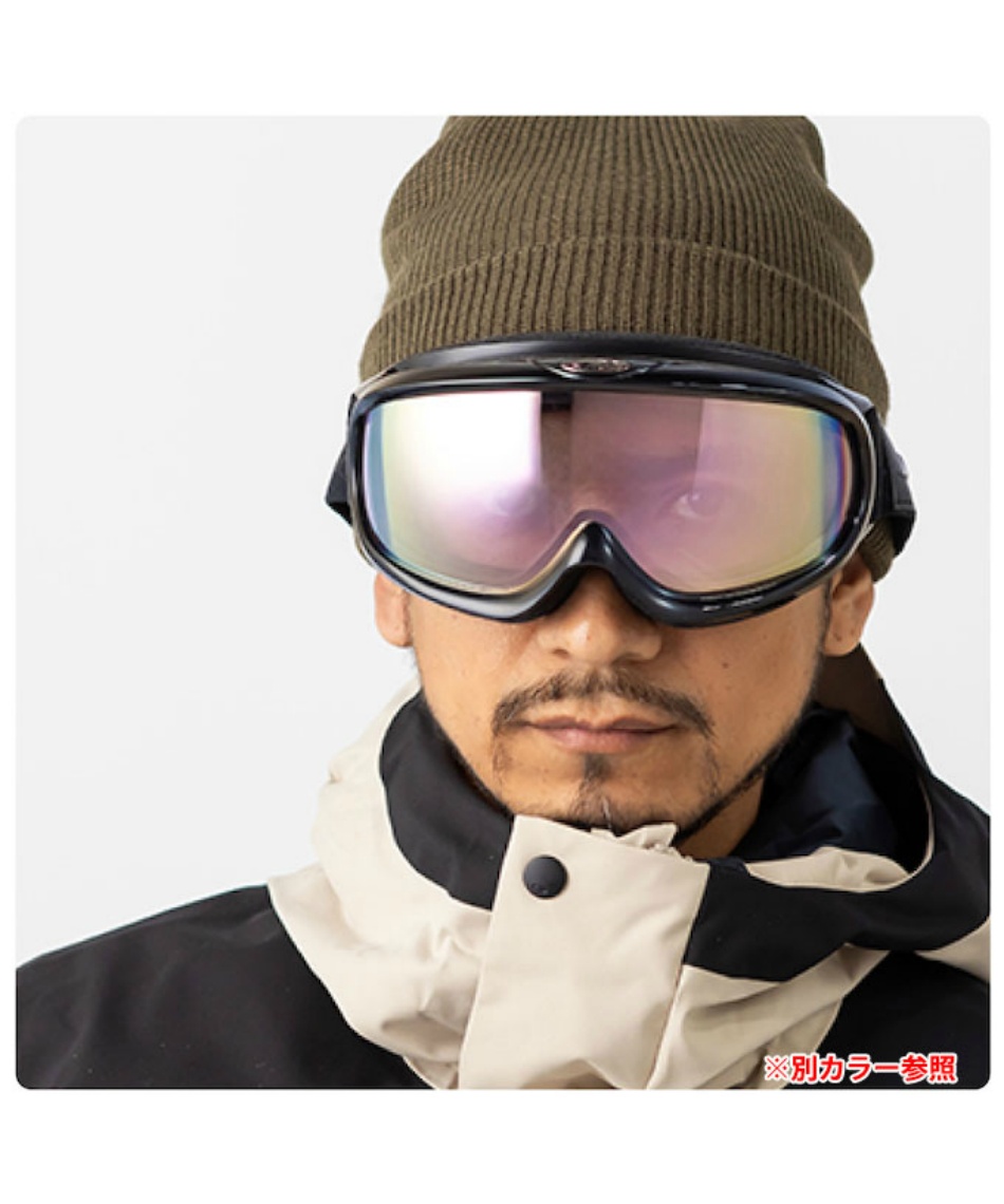 スキー スノーボードゴーグル 眼鏡対応 眼鏡対応GOGGLE AX888-WCM 【24