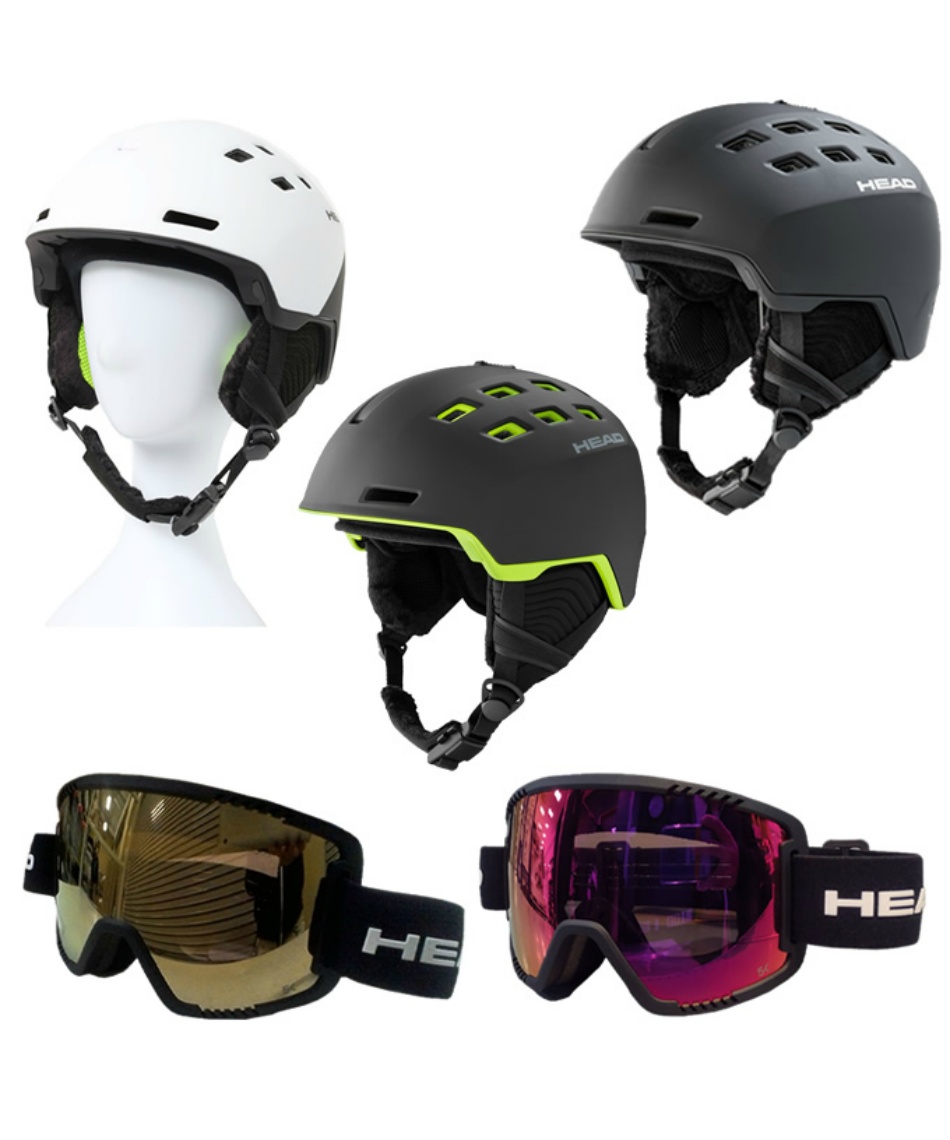 ヘッド(HEAD) スキー スノーボードヘルメット ゴーグル セット REV