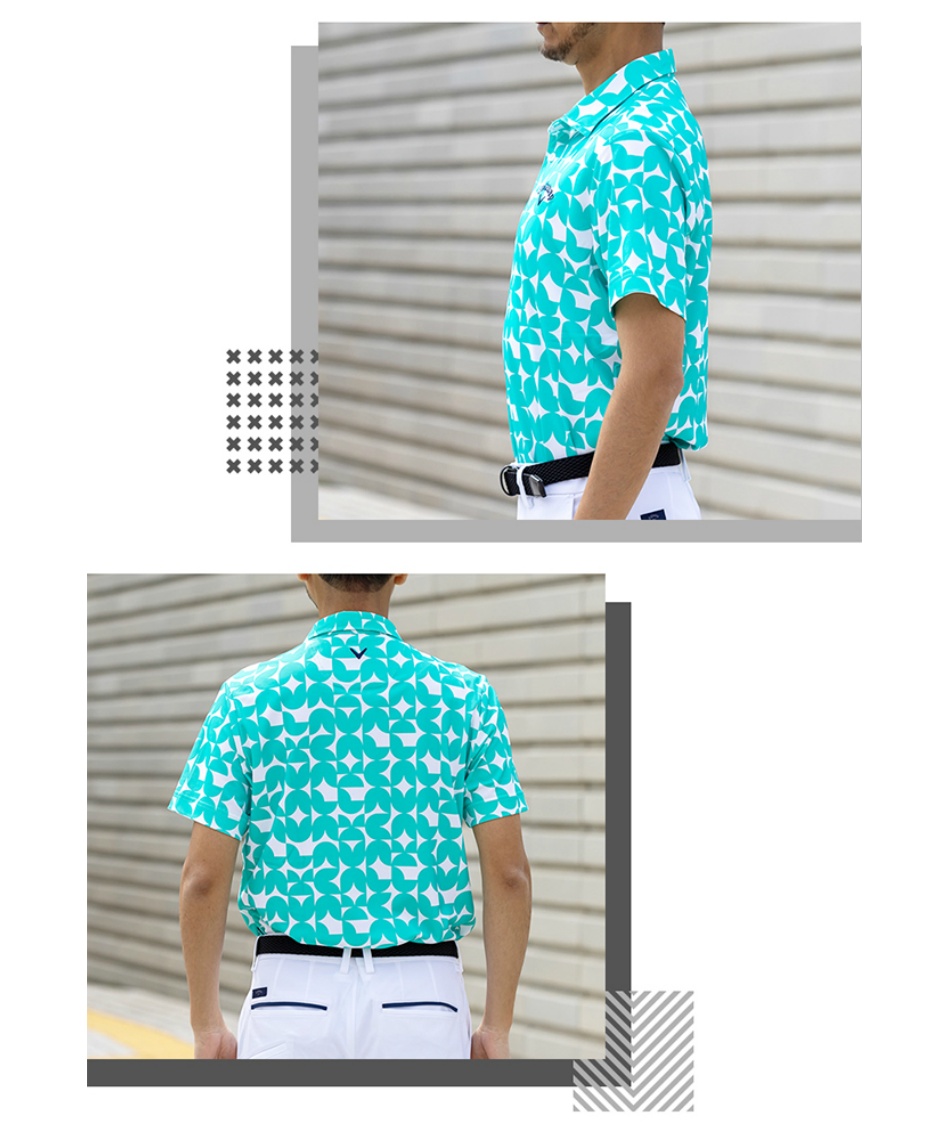 キャロウェイ(Callaway) ゴルフウェア 上下セット ポロシャツ 半袖