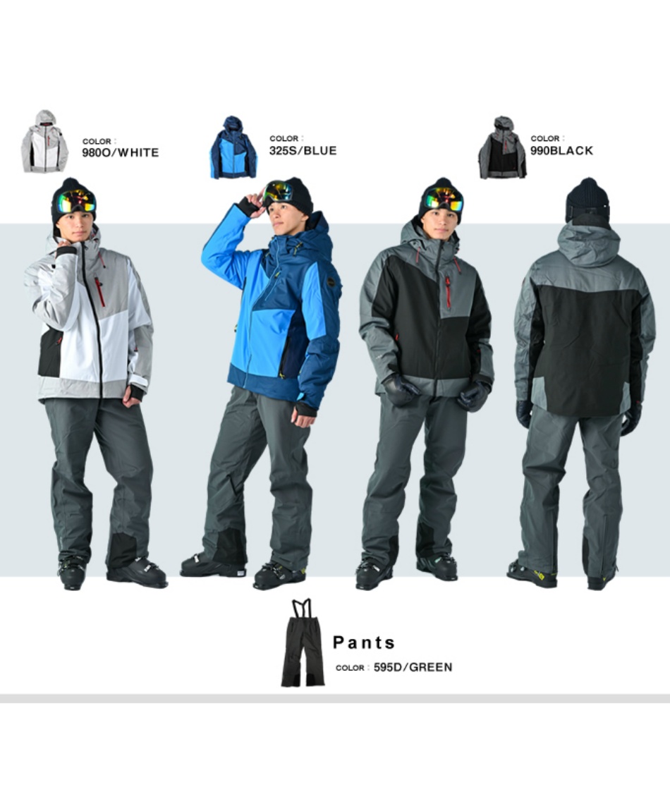 アイスピーク(ICE PEAK) スキーウェア 上下セット SNOW JK+SNOW PT