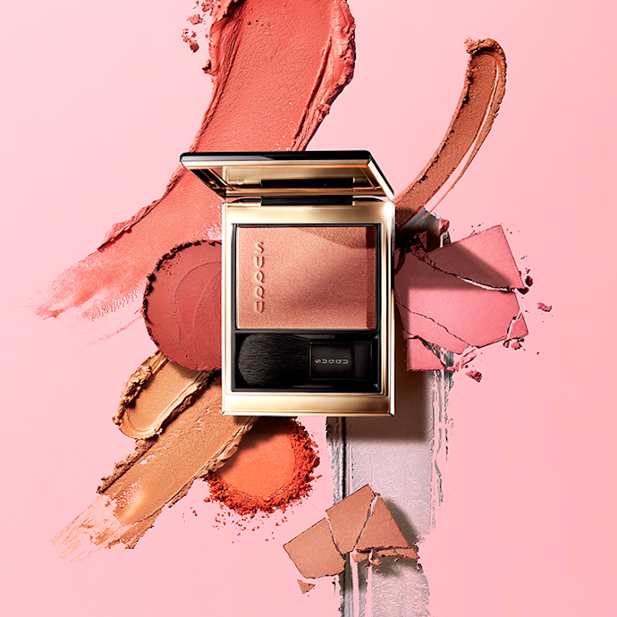 SUQQU メルティング パウダー ブラッシュ 01 瑞泡をレビュー！クチコミ