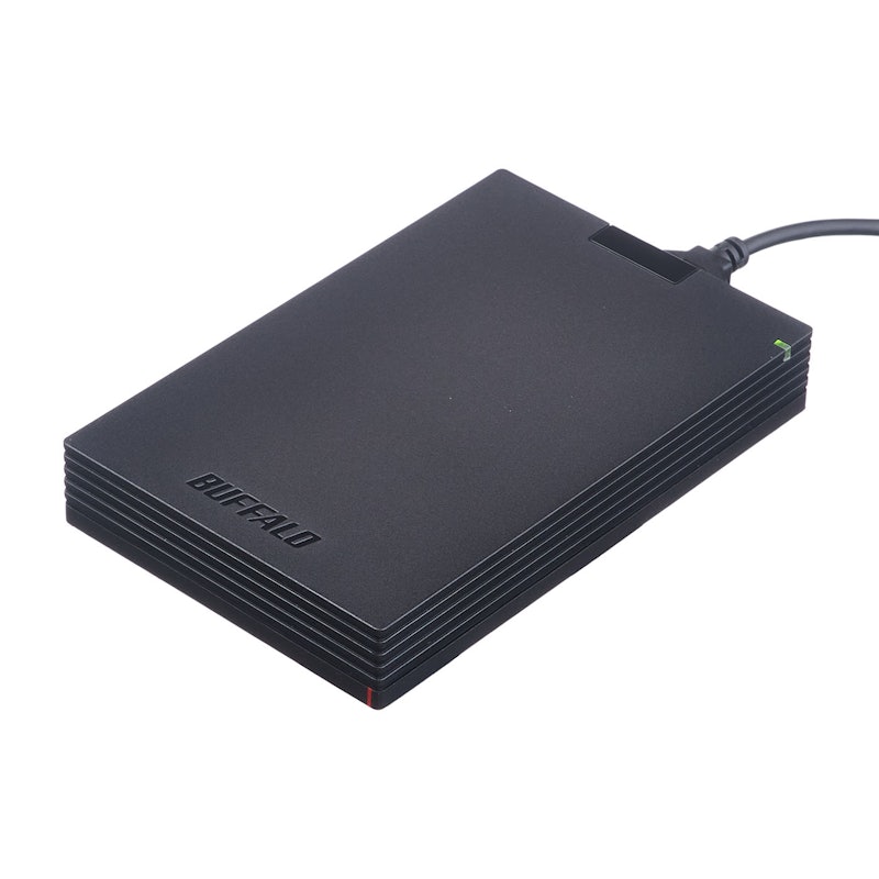 バッファロー BUFFALO ポータブルHDD HD-PCG2.0U3-GBAを検証レビュー
