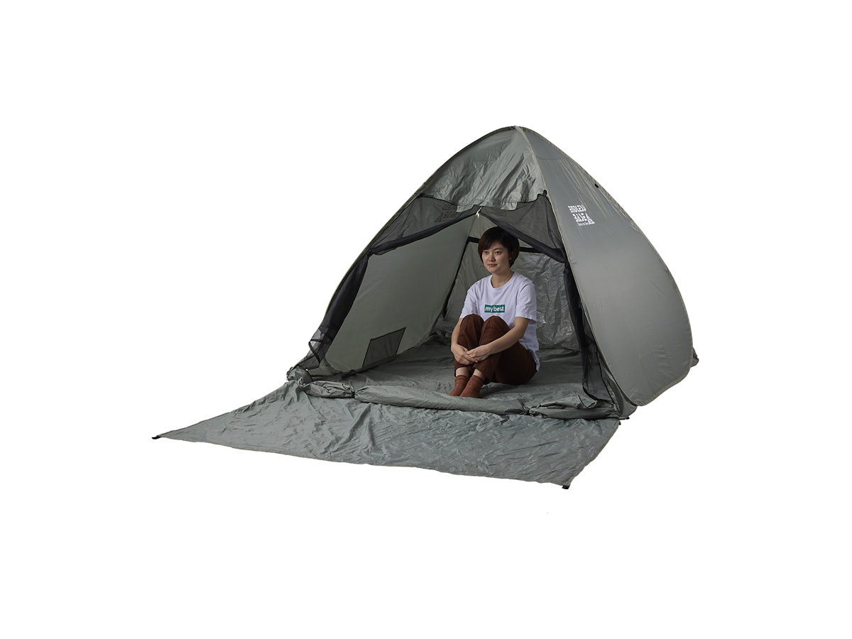 タンスのゲン ENDLESS BASE ポップアップテント 200cmをレビュー