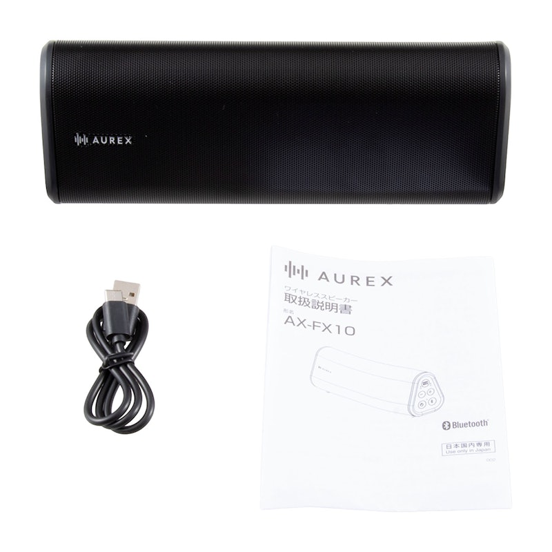 東芝エルイートレーディング Aurex ワイヤレススピーカー AX-FX10（K